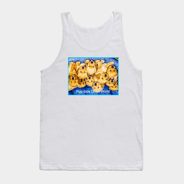 Pup-Side Down World - NGAN Tank Top by NGAN